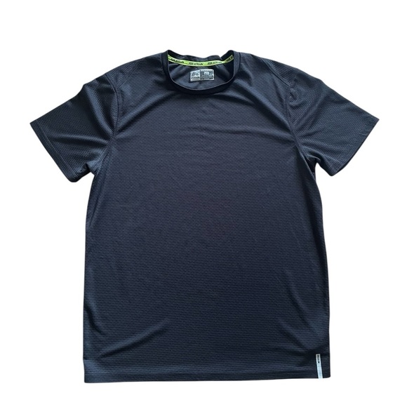 RBX Black Short Sleeve 100% Polyester Athletic Shirt Men's Large - Picture 1 of 8